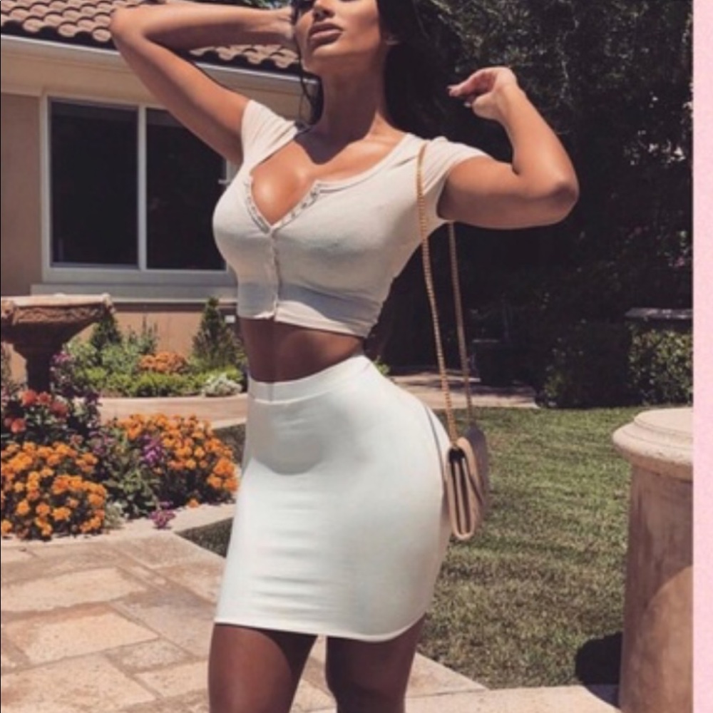 Meshki nude Basia crop top